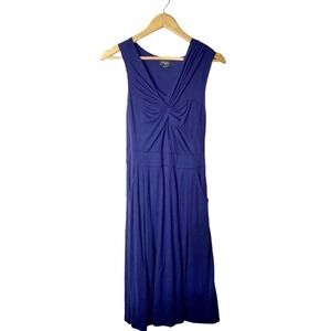 Anthropologie Deletta Dress V Neck Pockets Small